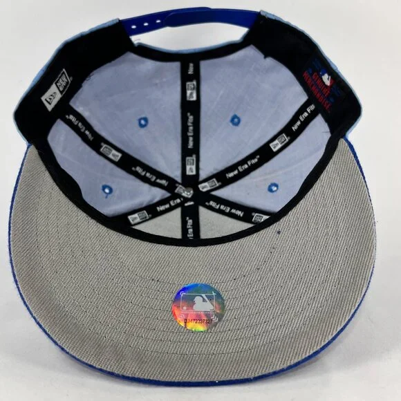Vtg Cleveland Indians Snap Back Hat Blue New Era Darth Vader Star Wars Mens 90s